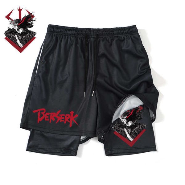 men's shorts anime berserk sport shorts men sportswear training guts print short pant summer 2 in 1 beach jogging gym running shorts j2, White;black
men's shorts anime berserk sport shorts men sportswear training guts print short pant summer 2 in 1 beach jogging gym running shorts j2, White;black