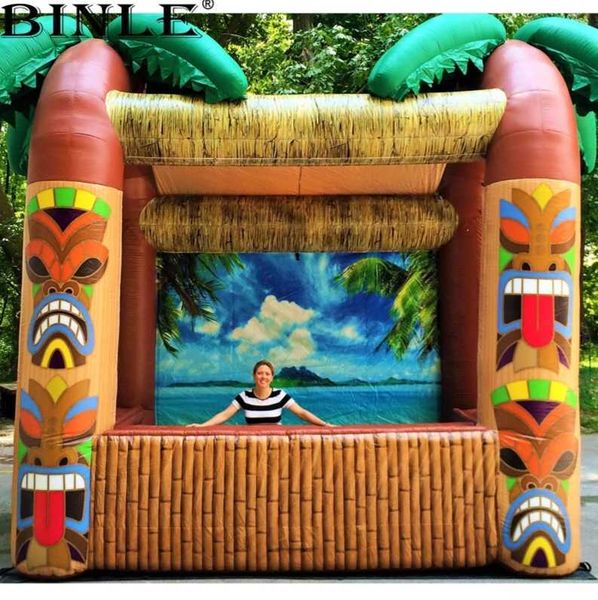3m lx2.5mw inflatable tiki bar with palm tree portable drinking pub serving bars for summer beach party
3m lx2.5mw inflatable tiki bar with palm tree portable drinking pub serving bars for summer beach party