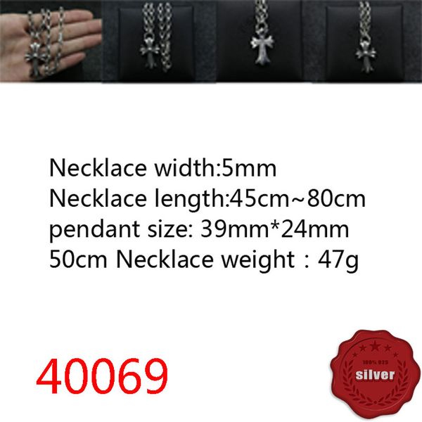 40069 european and american youth hip hop jewelry necklace s925 sterling silver personalized classic cross short chain punk hip hop style
40069 european and american youth hip hop jewelry necklace s925 sterling silver personalized classic cross short chain punk hip hop style