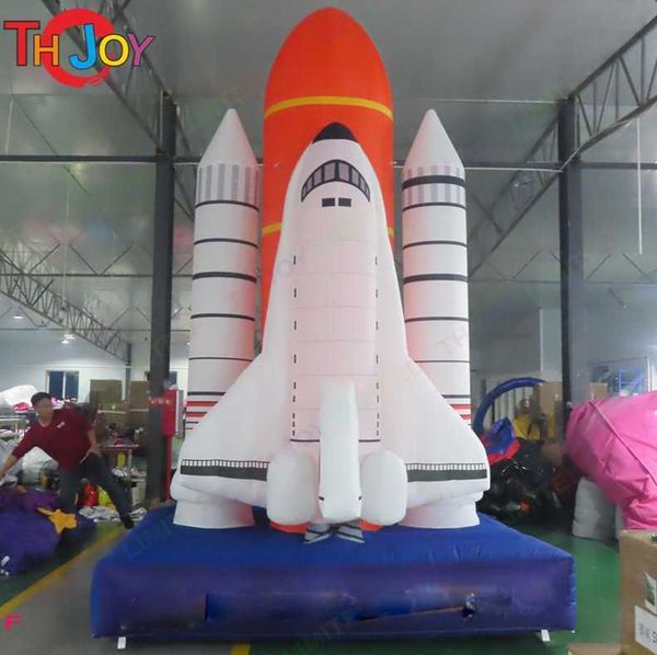 8m outdoor activities 4m high giant inflatable spaceship space shuttle rocket model for advertising
8m outdoor activities 4m high giant inflatable spaceship space shuttle rocket model for advertising
