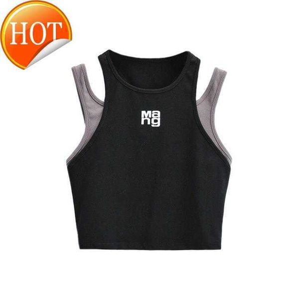 designer haute couturechest letter printed slim fitting short bottomed with summer design feel round neck fake two contrastings77, White
designer haute couturechest letter printed slim fitting short bottomed with summer design feel round neck fake two contrastings77, White