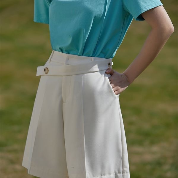 women's shorts dushu high waist suit shorts slightly fat lady waist decoration retro casual summer solid shorts draped pants 230503, White;black
women's shorts dushu high waist suit shorts slightly fat lady waist decoration retro casual summer solid shorts draped pants 230503, White;black