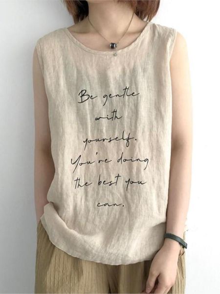 tanks ladies vest 2022 summer sleeveless thin loose print cotton linen o neck casual fashion basic blouse female yoyikamomo, Black;white
tanks ladies vest 2022 summer sleeveless thin loose print cotton linen o neck casual fashion basic blouse female yoyikamomo, Black;white