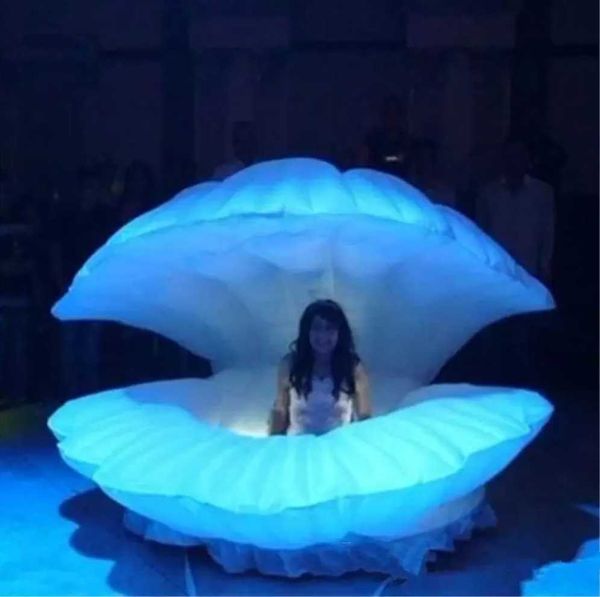 3ml white inflatable shell with led lights and blower for wedding or music party event stage decoration
3ml white inflatable shell with led lights and blower for wedding or music party event stage decoration