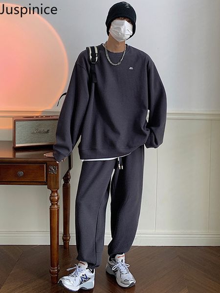men's tracksuits juspinice spring autumn men's sports casual suit hong kong fashion brand waffle sweatshirtloose leggings two-piec, Gray
men's tracksuits juspinice spring autumn men's sports casual suit hong kong fashion brand waffle sweatshirtloose leggings two-piec, Gray