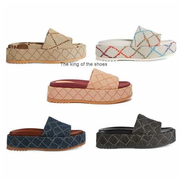 2023 sandals2022 20232023ity slipper 2022 womens fashion slippers 55mm platform ladies sandals beach flip flops canvas wedges with box and d, Black
2023 sandals2022 20232023ity slipper 2022 womens fashion slippers 55mm platform ladies sandals beach flip flops canvas wedges with box and d, Black