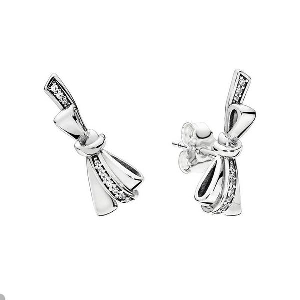 real sterling silver sparkling bow stud earring for pandora crystal diamond party designer earrings jewelry for women sisters gift luxury ea, Golden;silver
real sterling silver sparkling bow stud earring for pandora crystal diamond party designer earrings jewelry for women sisters gift luxury ea, Golden;silver