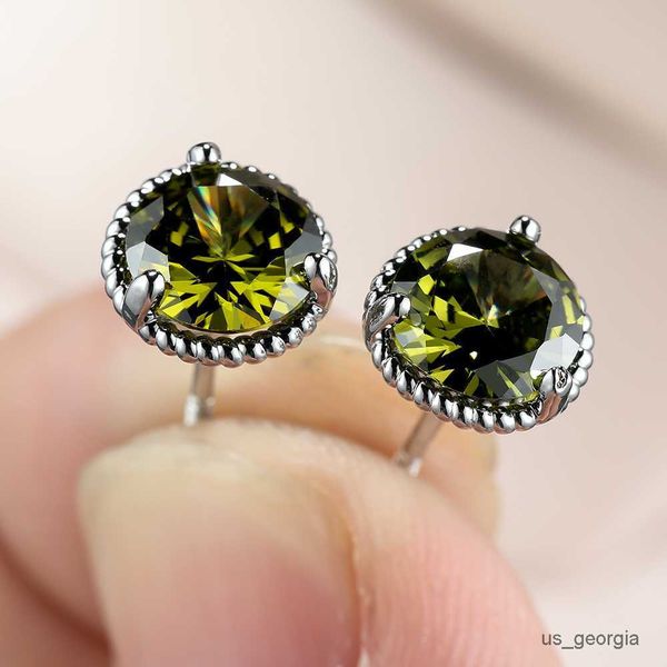 stud 7mm olive-green zircon earrings for women girls twist gold screwing back stud earrings simple fashion birthstone jewelry gift, Golden;silver
stud 7mm olive-green zircon earrings for women girls twist gold screwing back stud earrings simple fashion birthstone jewelry gift, Golden;silver