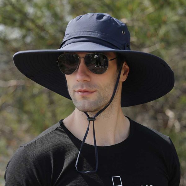 outdoor hats summer bucket hat cowboy men outdoor fishing hiking breathable anti uv sun cap large wide brim waterproof beach hats j230502, Black;white
outdoor hats summer bucket hat cowboy men outdoor fishing hiking breathable anti uv sun cap large wide brim waterproof beach hats j230502, Black;white