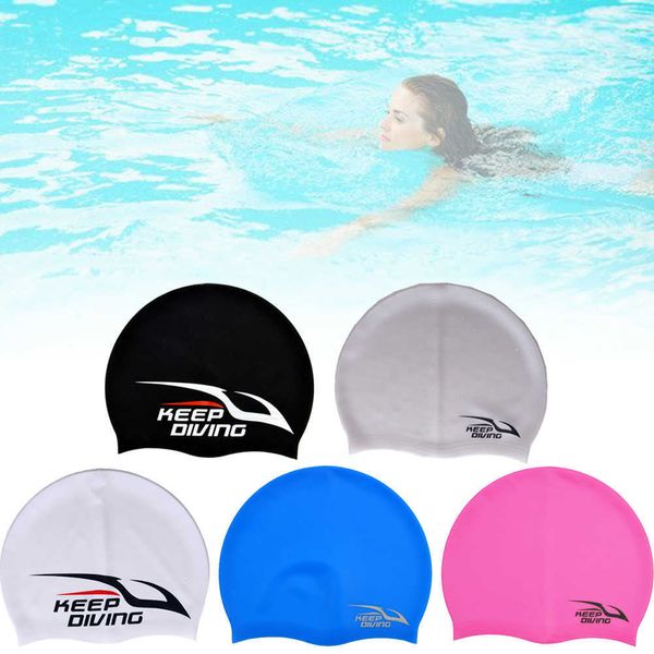 swimming caps flexible diving ear protection elastic silicone hat bathing adults pool swimming cap long hair waterproof scuba sports j230502
swimming caps flexible diving ear protection elastic silicone hat bathing adults pool swimming cap long hair waterproof scuba sports j230502