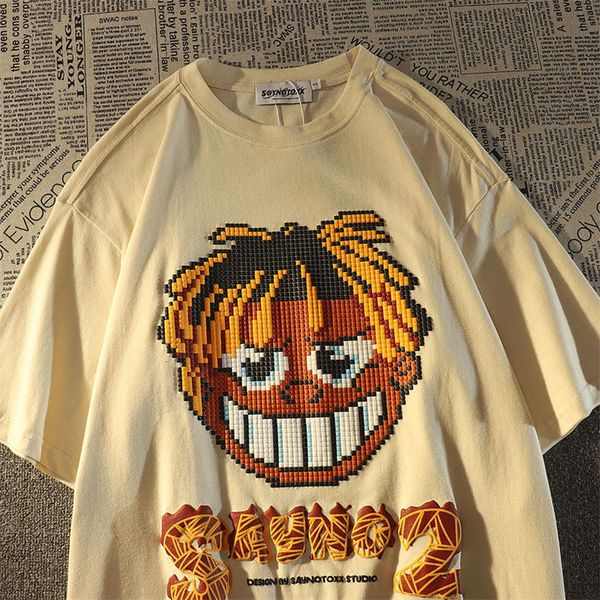 mens tshirts american fashion retro cartoon printed short sleeved t shirts for men and women loose design street hip hop half couple 230503, White;black
mens tshirts american fashion retro cartoon printed short sleeved t shirts for men and women loose design street hip hop half couple 230503, White;black