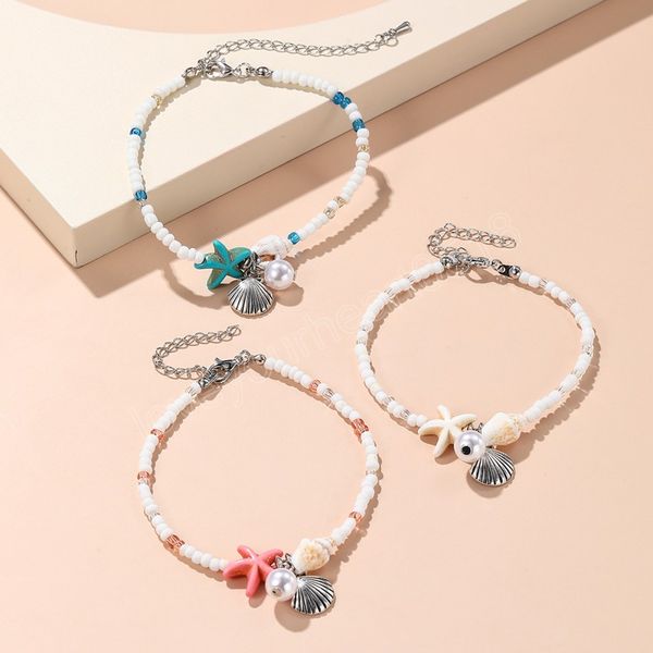 bohemian beach shell conch beaded bracelet for women girl fashion rice beads adjustable bracelets party birthday jewelry gifts, Golden;silver
bohemian beach shell conch beaded bracelet for women girl fashion rice beads adjustable bracelets party birthday jewelry gifts, Golden;silver