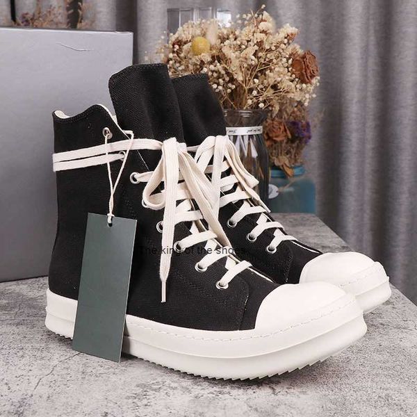 2023 og2023 luxury rick designer ro boots shoes owens high street canvas shoes jumbo shoeslace solid black male sneakers lace-up rubber s wo
2023 og2023 luxury rick designer ro boots shoes owens high street canvas shoes jumbo shoeslace solid black male sneakers lace-up rubber s wo