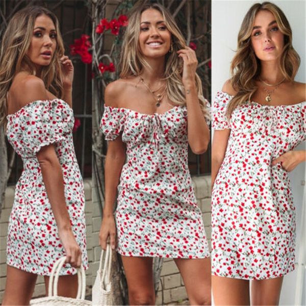 casual dresses est fashion women summer boho floral mini evening party beach dress sundress 230504, Black;gray
casual dresses est fashion women summer boho floral mini evening party beach dress sundress 230504, Black;gray