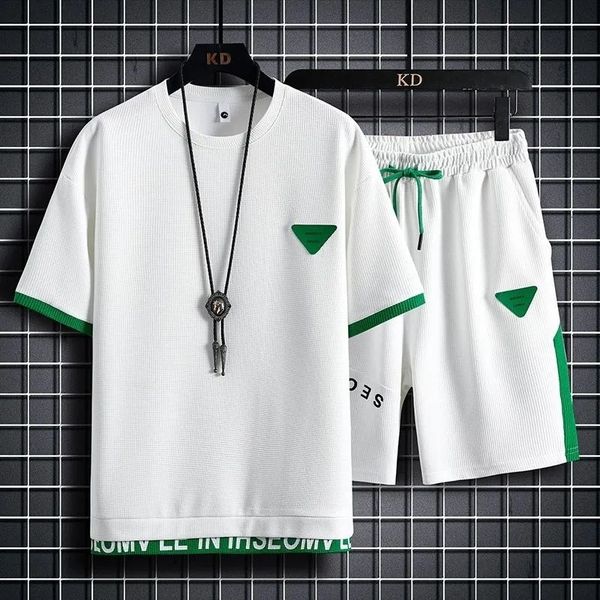 men s tracksuits 2023 summer fashion trend short sleeve t shirt suit casual loose comfortable large size two piece set 230504, Gray
men s tracksuits 2023 summer fashion trend short sleeve t shirt suit casual loose comfortable large size two piece set 230504, Gray