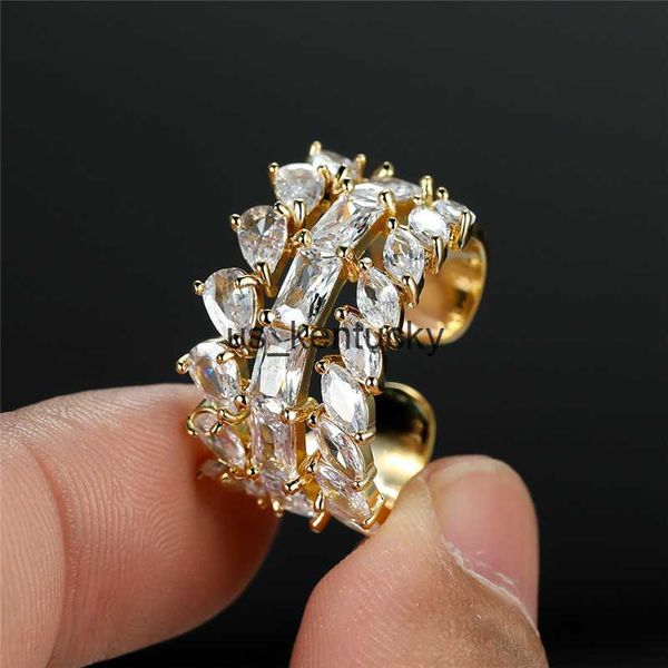 band rings luxury white zircon cotail rings for women gold color geometric teardrop stone wedding bands adjustable engagement party ring, Silver
band rings luxury white zircon cotail rings for women gold color geometric teardrop stone wedding bands adjustable engagement party ring, Silver