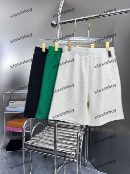 xinxinbuy men women designer shorts pant pin letter towel jacquard fabric pattern emboss cotton spring summer green blue s-xl
xinxinbuy men women designer shorts pant pin letter towel jacquard fabric pattern emboss cotton spring summer green blue s-xl