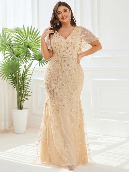 party dresses plus size elegant evening dresses long o-neck mermaid lace chiffon short sleeve gown baziiingaaa of gold prom women dress 2305, White;black
party dresses plus size elegant evening dresses long o-neck mermaid lace chiffon short sleeve gown baziiingaaa of gold prom women dress 2305, White;black