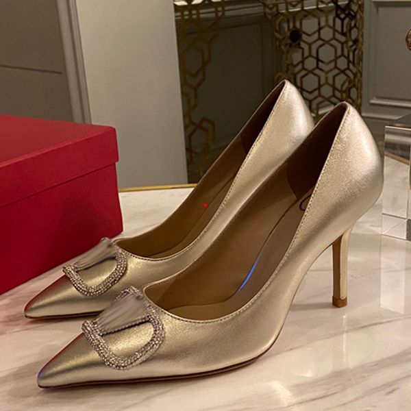 2023 women dress shoes high heels womens designer genuine leather pumps lady sandals wedding black golden gold heel sandals -k487
2023 women dress shoes high heels womens designer genuine leather pumps lady sandals wedding black golden gold heel sandals -k487