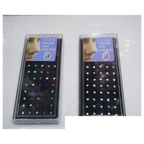 40 pieces of 2.5mm manufacturer's direct selling puncture jewelry popular in europe and america stainless steel studded nose nail nose, White
40 pieces of 2.5mm manufacturer's direct selling puncture jewelry popular in europe and america stainless steel studded nose nail nose, White