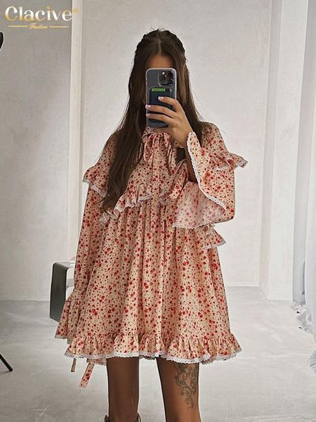 casual dresses clacive elegant chic print womens fashion stand collar long sleeve mini vintage ruffle spliced female 230504, Black;gray
casual dresses clacive elegant chic print womens fashion stand collar long sleeve mini vintage ruffle spliced female 230504, Black;gray