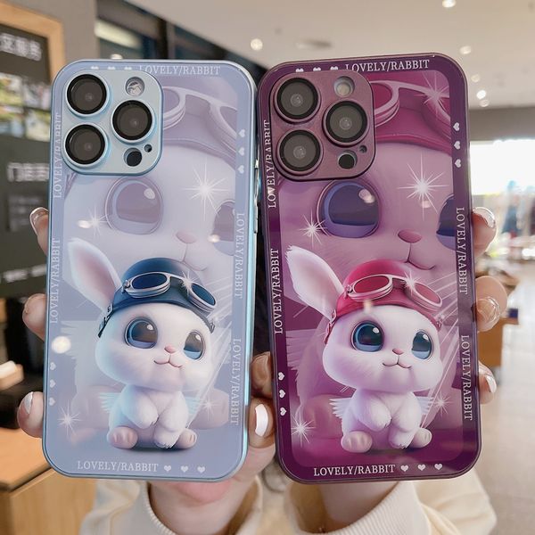 cute rabbit 12promax metallic lacquered glass phone case 14 with lens film iphone 13 for 11
cute rabbit 12promax metallic lacquered glass phone case 14 with lens film iphone 13 for 11