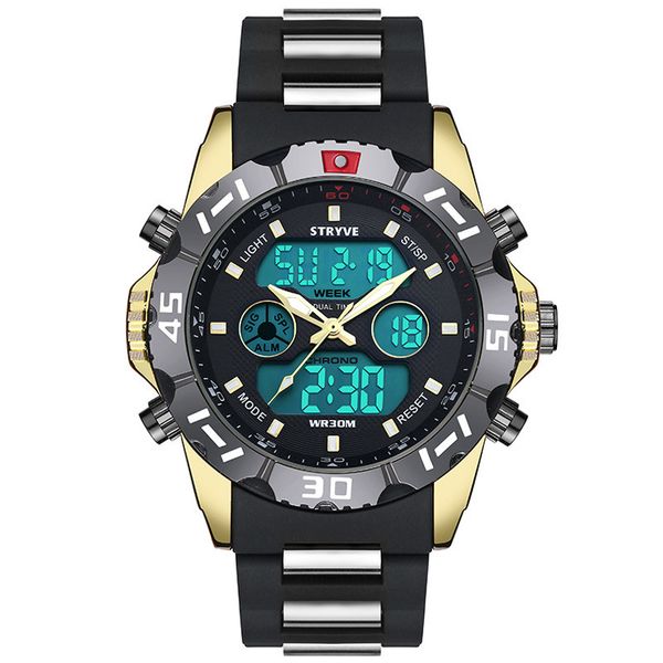 fashion sport super cool men's quartz digital watch men sports watches hpolw luxury brand led military waterproof wristwatches cj191217, Slivery;brown
fashion sport super cool men's quartz digital watch men sports watches hpolw luxury brand led military waterproof wristwatches cj191217, Slivery;brown