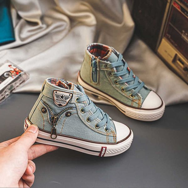 athletic outdoor 2023 children canvas kids size 2537 boys sneakers girls shoes high boots laceup denim size 2037 aa230503, Black
athletic outdoor 2023 children canvas kids size 2537 boys sneakers girls shoes high boots laceup denim size 2037 aa230503, Black