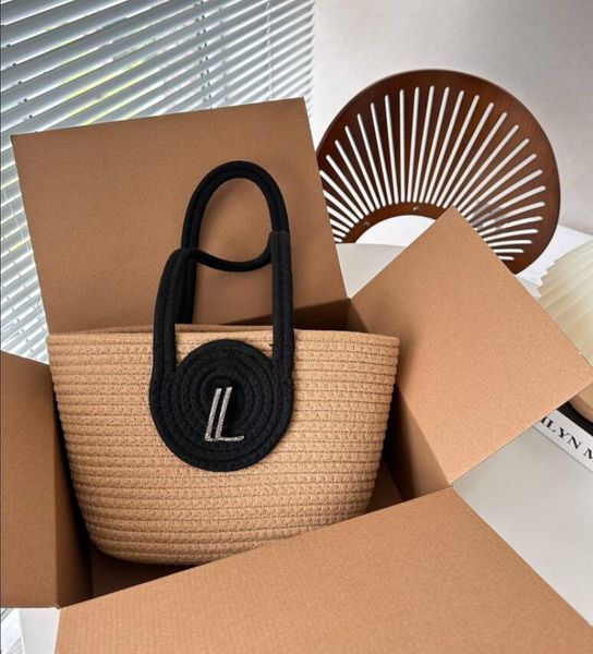 fashion women tote lafiaes woven beach bag handbag luxury designer straw braid bucket bags shopping bags drawstring inner pocket
fashion women tote lafiaes woven beach bag handbag luxury designer straw braid bucket bags shopping bags drawstring inner pocket