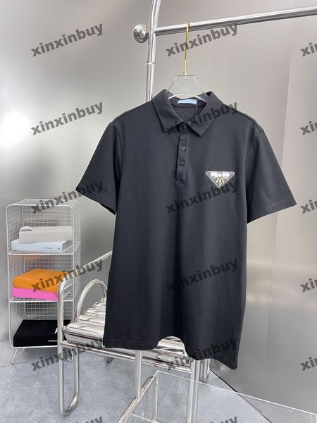 xinxinbuy men designer tee t shirt 23ss fix triangle label pattern short sleeve cotton women black white s-xl, Black;brown
xinxinbuy men designer tee t shirt 23ss fix triangle label pattern short sleeve cotton women black white s-xl, Black;brown