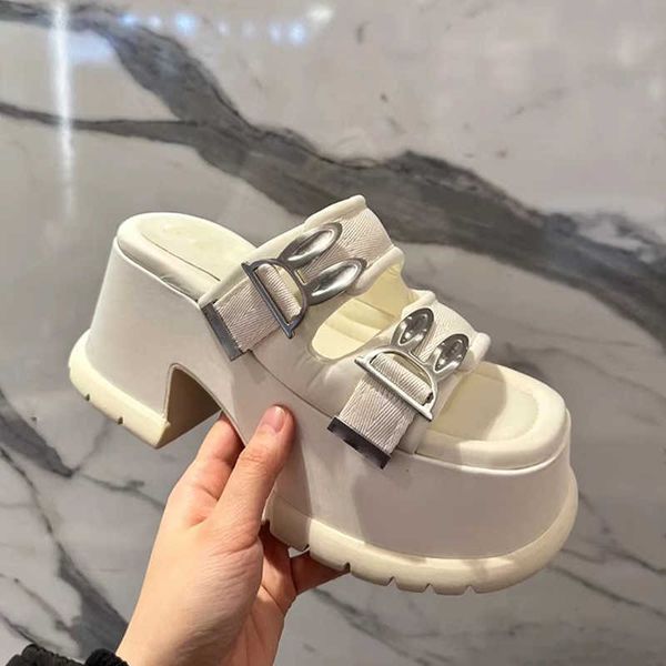 slippers brand high heels women rabbit thick chunky pumps ladies slides luxury platform beach shoes flip flop summer 230424, Black
slippers brand high heels women rabbit thick chunky pumps ladies slides luxury platform beach shoes flip flop summer 230424, Black