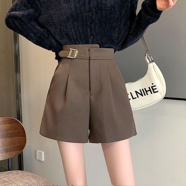 women's shorts solid color lady boots shorts autumn women thickening fashion loose comfortable casual all-match belt shorts 230504, White;black
women's shorts solid color lady boots shorts autumn women thickening fashion loose comfortable casual all-match belt shorts 230504, White;black