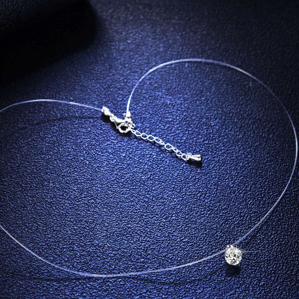 pendant necklaces 1ct 6.5mm vvs1 ef color round cut moissanite fish line necklace invisible necklace 925 silver women girl gift
pendant necklaces 1ct 6.5mm vvs1 ef color round cut moissanite fish line necklace invisible necklace 925 silver women girl gift