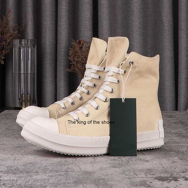 2023 correctrick men's casual canvas shoes high heel patch ro owens women's sneakers
2023 correctrick men's casual canvas shoes high heel patch ro owens women's sneakers