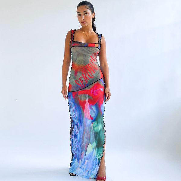casual dresses summer mesh for women backless sleeveless see through bodycon beach vacation party outfit maxi 230504, Black;gray
casual dresses summer mesh for women backless sleeveless see through bodycon beach vacation party outfit maxi 230504, Black;gray