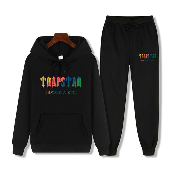 hip-hop street hoodie set spring and autumn fashion couple's trapstar hoodie, Black;white
hip-hop street hoodie set spring and autumn fashion couple's trapstar hoodie, Black;white