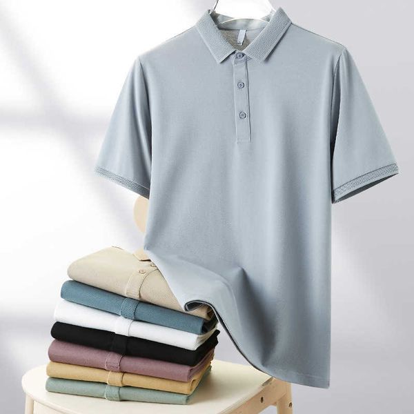 silkworm silk short sleeve polo shirt casual t-shirt fashion business high-end men's summer new, White;black
silkworm silk short sleeve polo shirt casual t-shirt fashion business high-end men's summer new, White;black