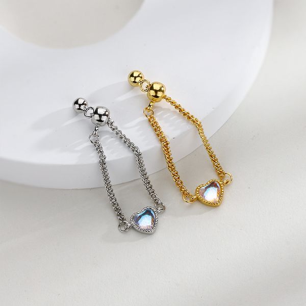 colorful gradual love moonlight stone ring pulling style naked chain moonlight stone heart shaped index finger ring, Golden;silver
colorful gradual love moonlight stone ring pulling style naked chain moonlight stone heart shaped index finger ring, Golden;silver