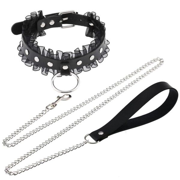 chokers decopunk harajuku leather chain necklace for women men couple punk gothic circle lace choker body jewelry 230503, Golden;silver
chokers decopunk harajuku leather chain necklace for women men couple punk gothic circle lace choker body jewelry 230503, Golden;silver