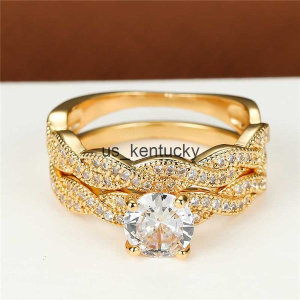 band rings charm gold color wedding engagement ring sets gorgeous crystal stone wave rings tren white zircon staable ring set for women, Silver
band rings charm gold color wedding engagement ring sets gorgeous crystal stone wave rings tren white zircon staable ring set for women, Silver
