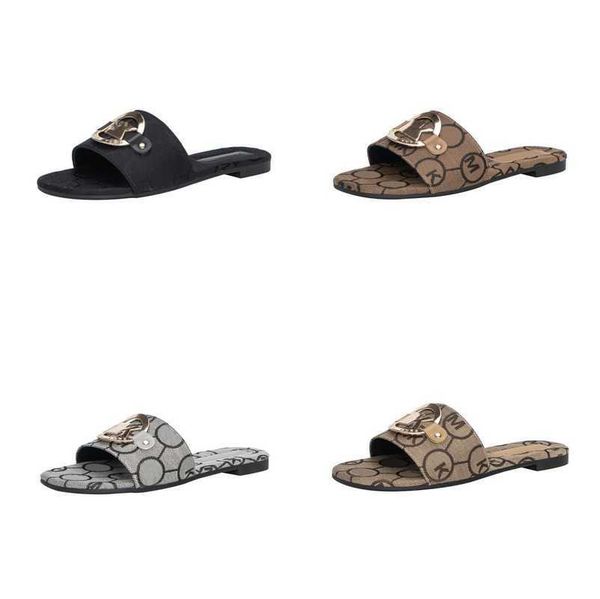 monograms jacquard embroidery slippers women's kor fashion m k mules flat slides designer lady canvas sandal multicolor fabric buckle s, Black
monograms jacquard embroidery slippers women's kor fashion m k mules flat slides designer lady canvas sandal multicolor fabric buckle s, Black