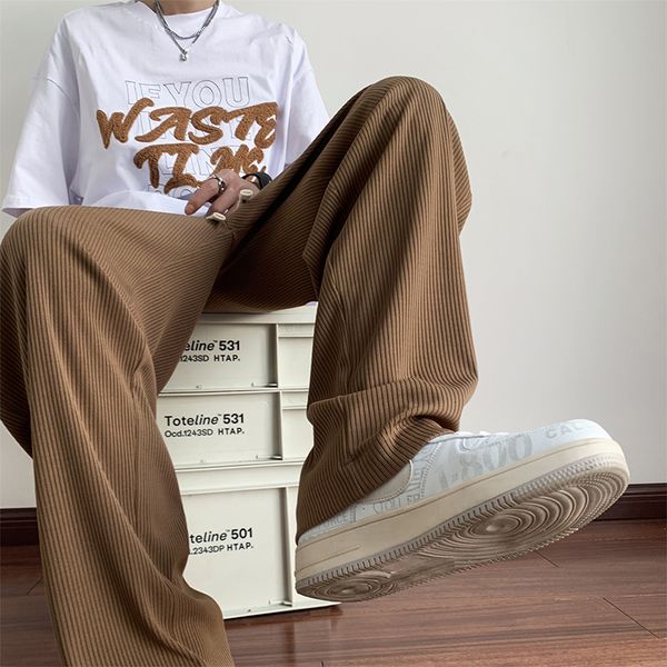 men's pants noestamal pleated wave draped men casual pants spring fashion trousers solid wide leg male streetwear oversize pants 230504, Black
men's pants noestamal pleated wave draped men casual pants spring fashion trousers solid wide leg male streetwear oversize pants 230504, Black