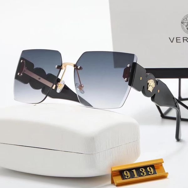 colorful rimless sunglasses luxury brand large mirror designer brand glasses beach sunglasses dedicated to women's parties, White;black
colorful rimless sunglasses luxury brand large mirror designer brand glasses beach sunglasses dedicated to women's parties, White;black