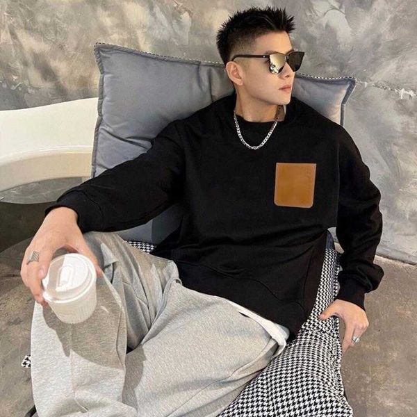 luxury clothing mens womens sweaters designer sweater leather pockets sweatshirt casual long sleeved tshirt cotton pullover hoodie 4xl 5xl, Black
luxury clothing mens womens sweaters designer sweater leather pockets sweatshirt casual long sleeved tshirt cotton pullover hoodie 4xl 5xl, Black