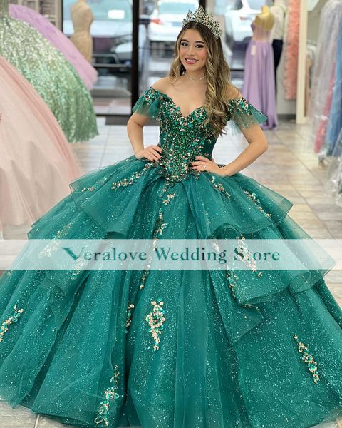 dark green mexi princess quinceanera dresses 2023 off shoulder sequins sweet 15 16 dress ball gown prom gowns, Blue;red
dark green mexi princess quinceanera dresses 2023 off shoulder sequins sweet 15 16 dress ball gown prom gowns, Blue;red