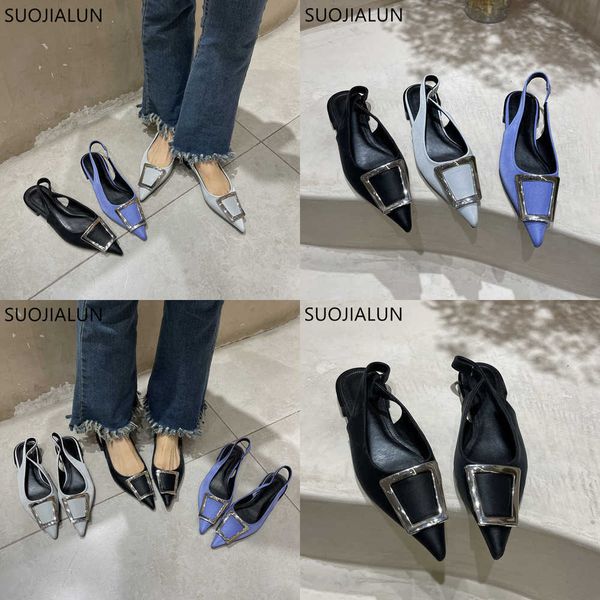 sandals spring new brand women snadal shoes fashion square buckle shallow slip on slingback pointed toe dress 230316, Black
sandals spring new brand women snadal shoes fashion square buckle shallow slip on slingback pointed toe dress 230316, Black