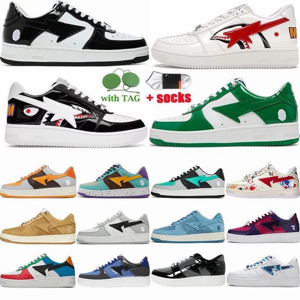 sta designer running shoes bapestas bapestar men women fashion street sneaker black white shark abc camo grey fog leather patent trainers
sta designer running shoes bapestas bapestar men women fashion street sneaker black white shark abc camo grey fog leather patent trainers