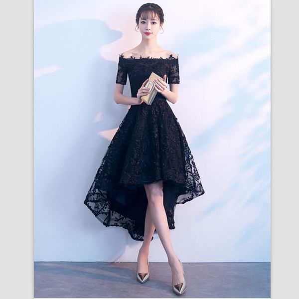 party dresses xyx-1791#small evening dress female banquet long section elegant slim party princess dress short section graduation black 2305, White;black
party dresses xyx-1791#small evening dress female banquet long section elegant slim party princess dress short section graduation black 2305, White;black