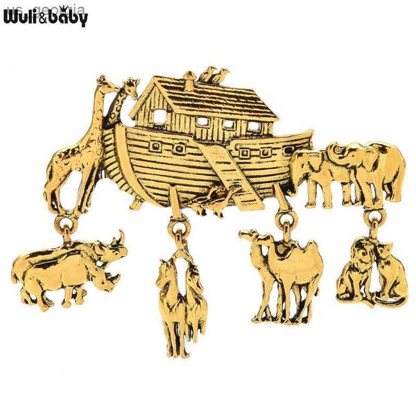 pins brooches wuli baby animals in ark brooch pins shelter boat vintage brooch jewelry gift metal badge, Gray
pins brooches wuli baby animals in ark brooch pins shelter boat vintage brooch jewelry gift metal badge, Gray