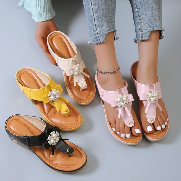 sandals flipflops womens flowers summer platform wedge heel outdoor beach fashion comfortable peep toe slippers women luxury 230503, Black
sandals flipflops womens flowers summer platform wedge heel outdoor beach fashion comfortable peep toe slippers women luxury 230503, Black